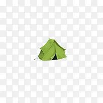 野外绿色帐篷