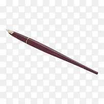 棕色的钢笔