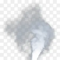 灰色漂浮装饰烟雾