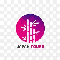 日本竹林旅行标志