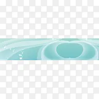 护肤品蓝色光束梦幻背景banner