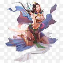 妖艳美女游戏原画