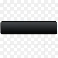 纯黑色的web2.0风格按钮图标