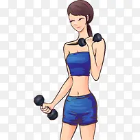 健身美女