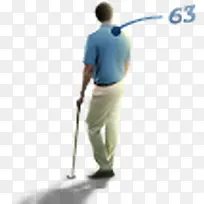 63号高尔夫球员图标