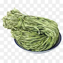 一捆绿色的苔干菜