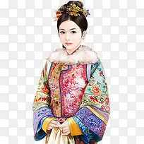 清朝古典美女图片素材