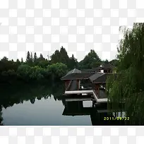 绿色水乡美景