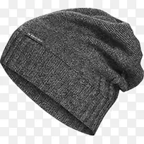 灰色针织帽