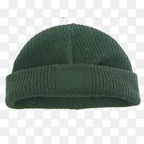 墨绿色毛线帽