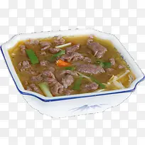 特色菜水煮牛肉汤