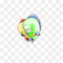 拿着魔法棒的鱼