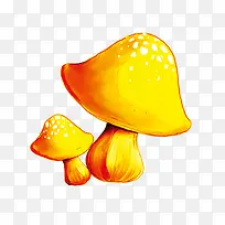 金黄的小蘑菇