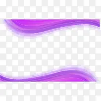 紫色波浪边框