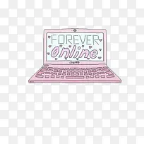粉红电脑