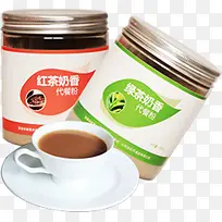 多种口味代餐粉罐装包装