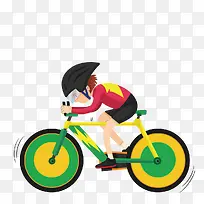 骑自行车比赛运动