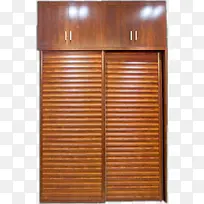 棕色木门衣柜