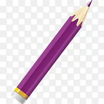 紫色铅笔