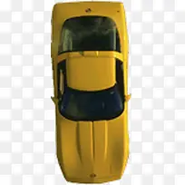 黄色时尚汽车模型