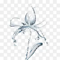 花朵造型水流