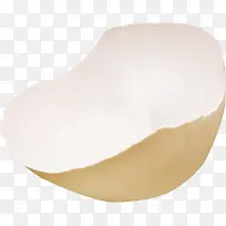 橙色残破蛋壳