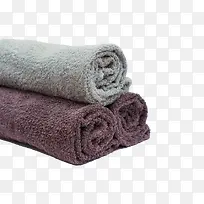 三把叠好的毛巾