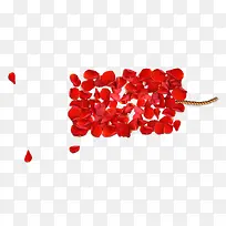 PNG红玫瑰花瓣