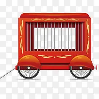 铁笼马车