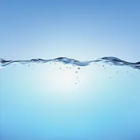 蓝色透明水截面海报背景