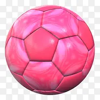 粉色足球免抠素材