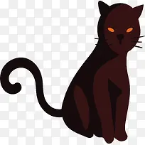 魔化的黑色猫咪