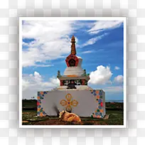西藏美景建筑旅游风光