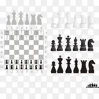 矢量国际象棋的插图