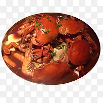 美味海鲜蟹煲汤
