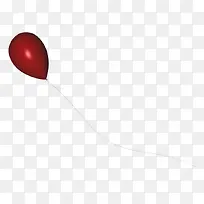 一只红色气球