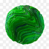 绿色球体