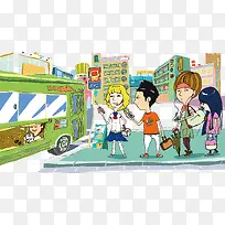 城市png元素