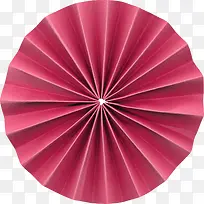 红色创意折纸圆