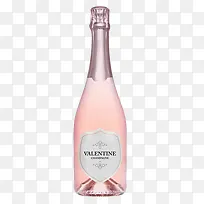 粉色香槟酒素材
