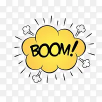 BOOM爆炸文字气泡