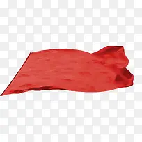 红色希望旗帜造型