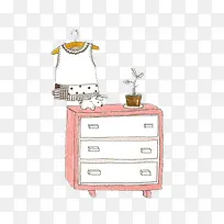 小清新 唯美 手绘 水彩画 书
