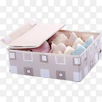 方格文胸收纳盒家居用品
