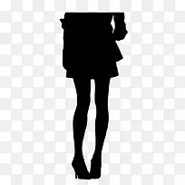 女士身材剪影