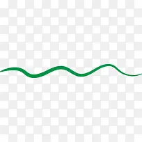 绿色矢量波动图