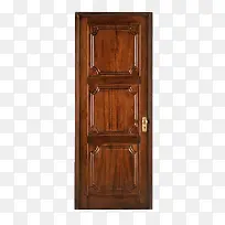 棕色发亮的门