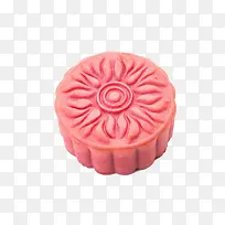 粉色冰皮月饼