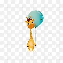 小鹿的气球