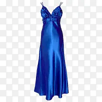 湖蓝色长裙